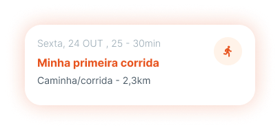 Treino Minha primeira corrida