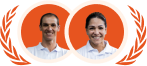 Reinaldo Colucci e Mariana Ohata